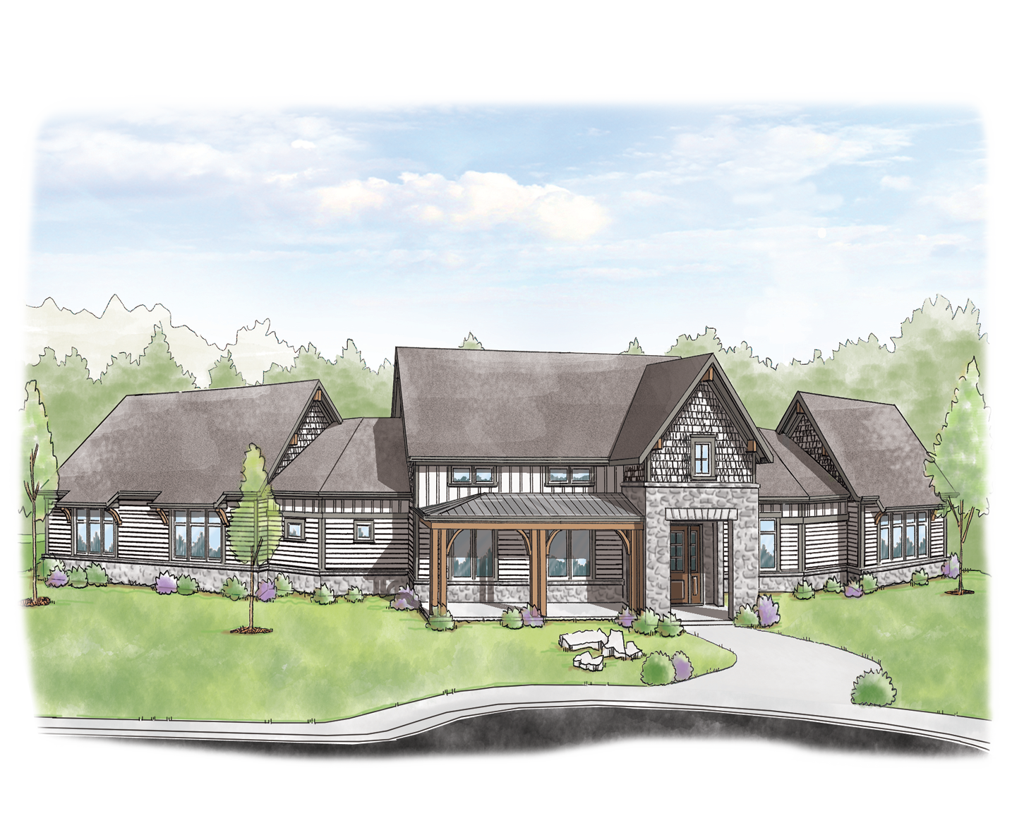 Twin Lakes Clubhouse Rendering