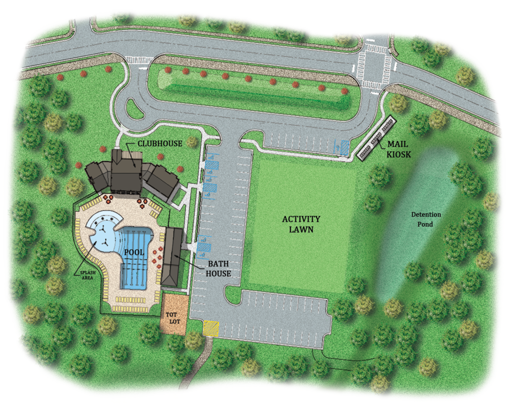 Community Features Twin Lakes