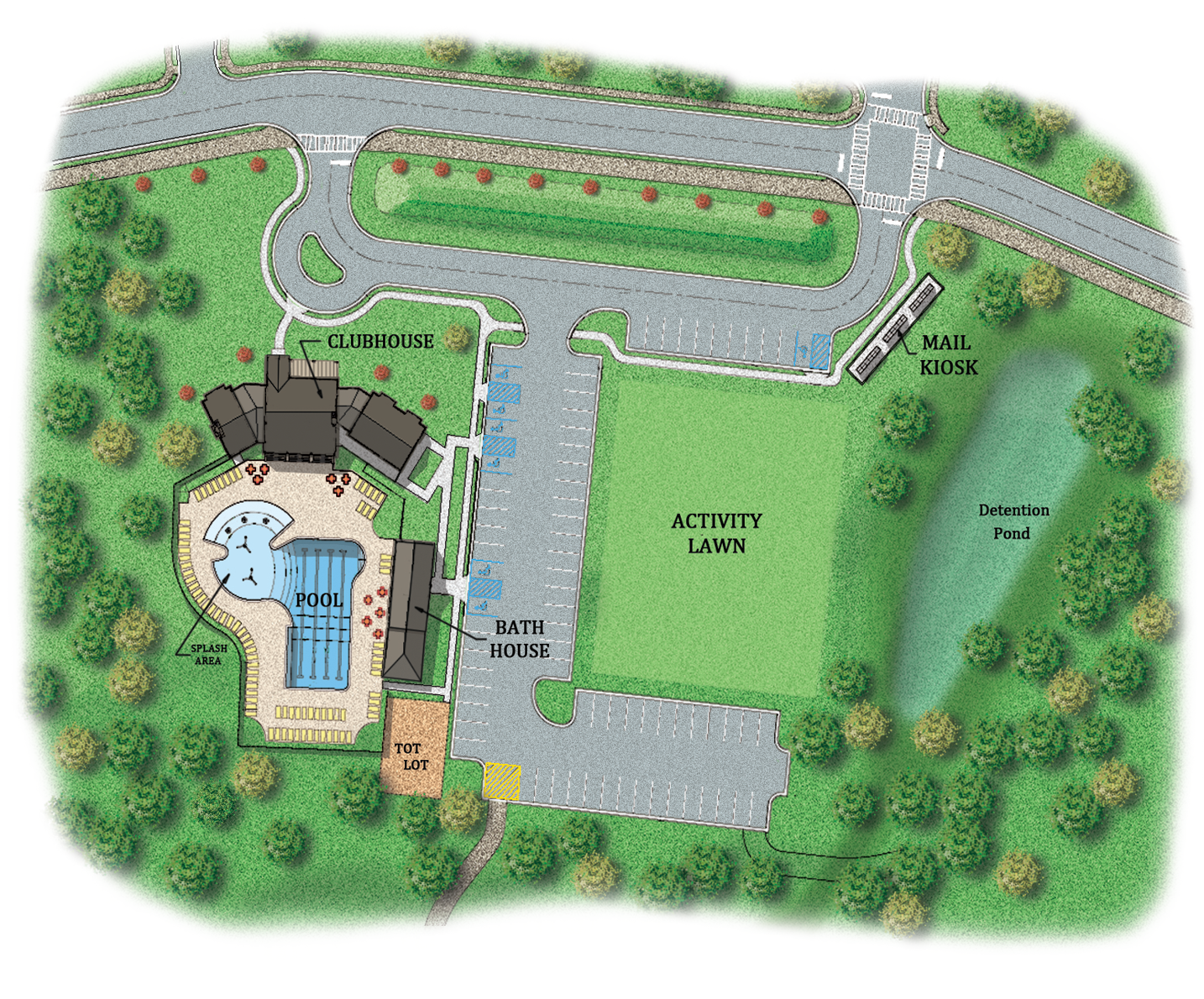 Twin Lakes Clubhouse Site Plan